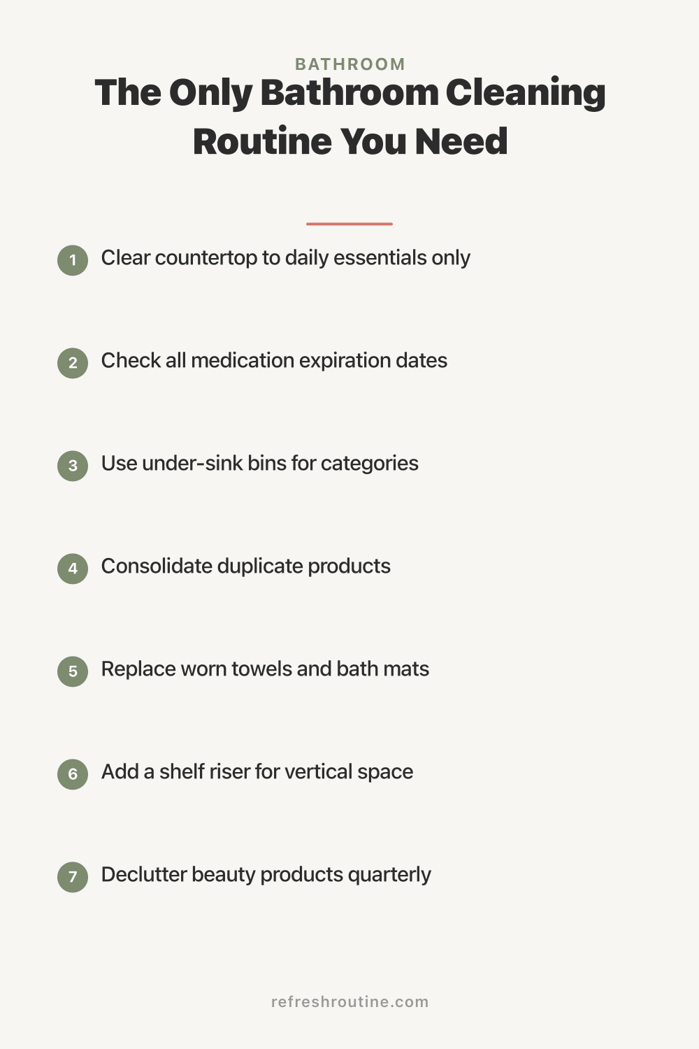 The Only Bathroom Cleaning Routine You Need