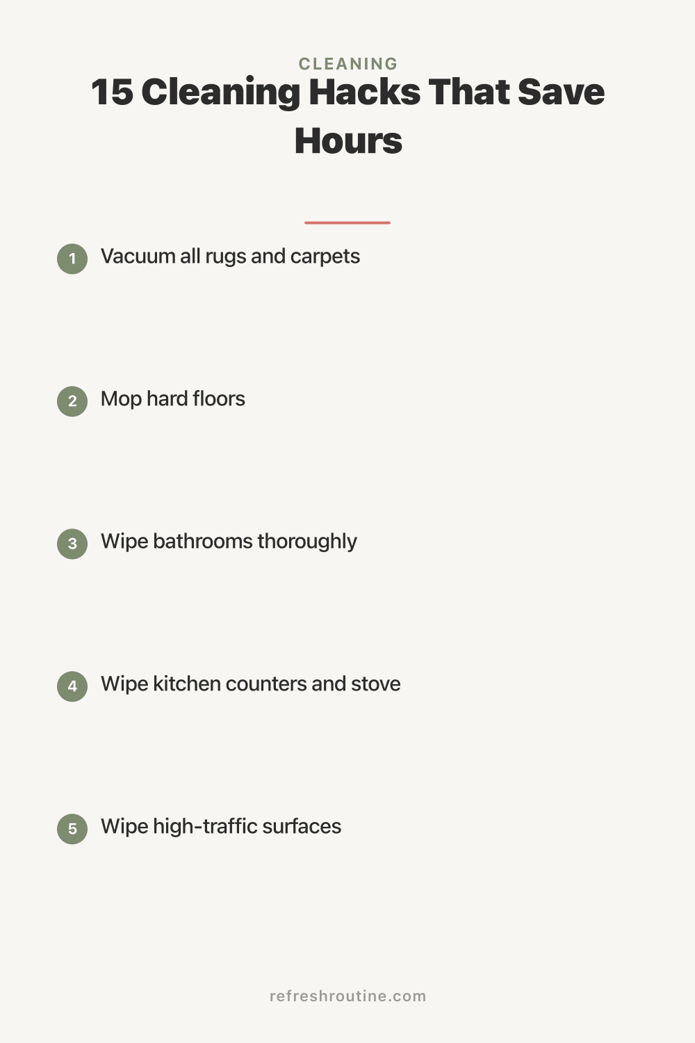 15 Cleaning Hacks That Save Hours
