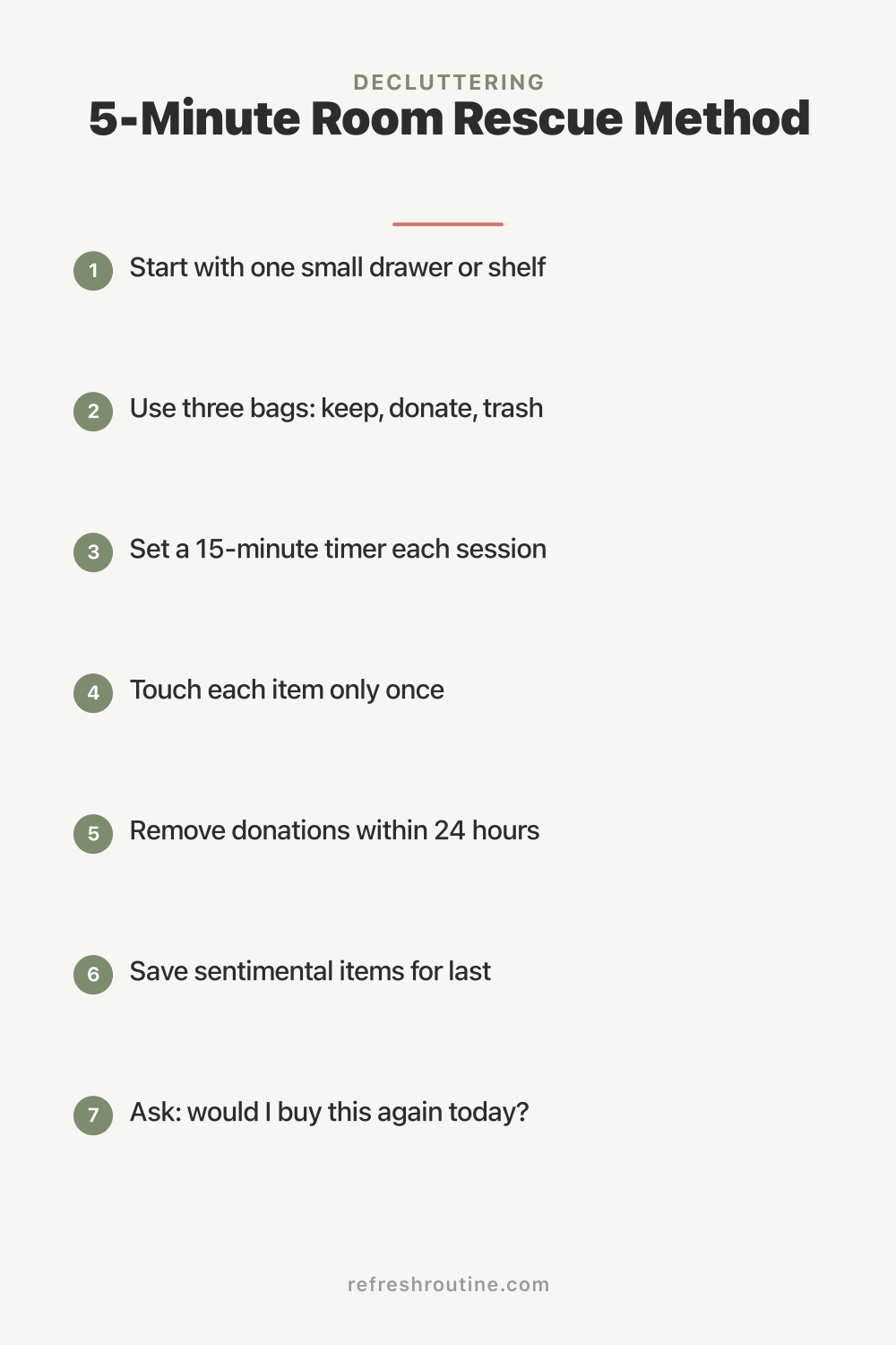 5-Minute Room Rescue Method