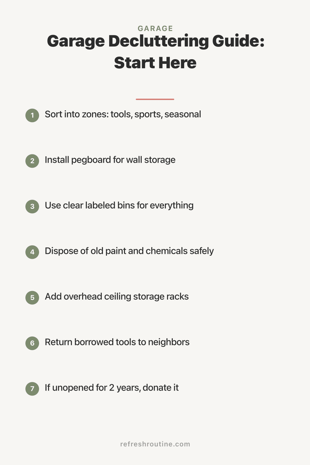 Garage Decluttering Guide: Start Here