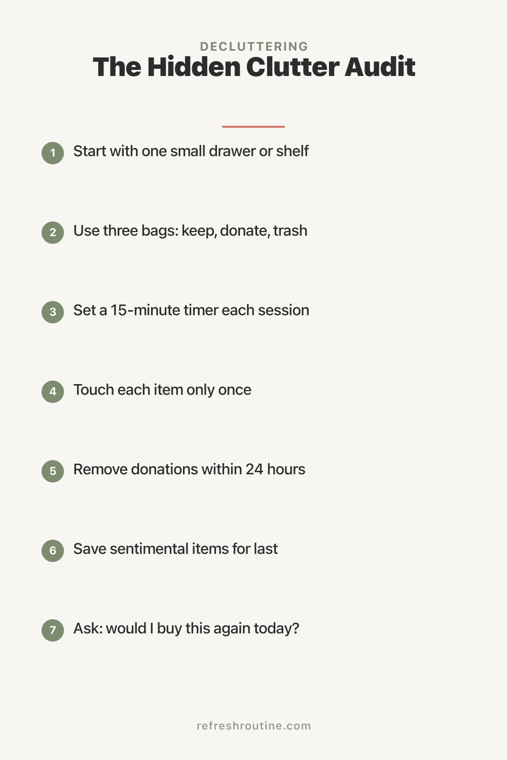 The Hidden Clutter Audit