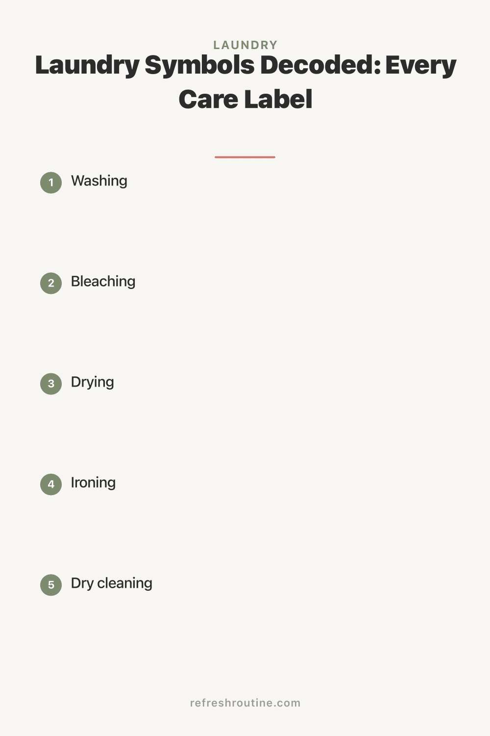 Laundry Symbols Decoded: Every Care Label