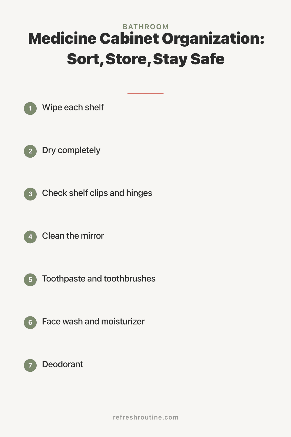 Medicine Cabinet Organization: Sort, Store, Stay Safe