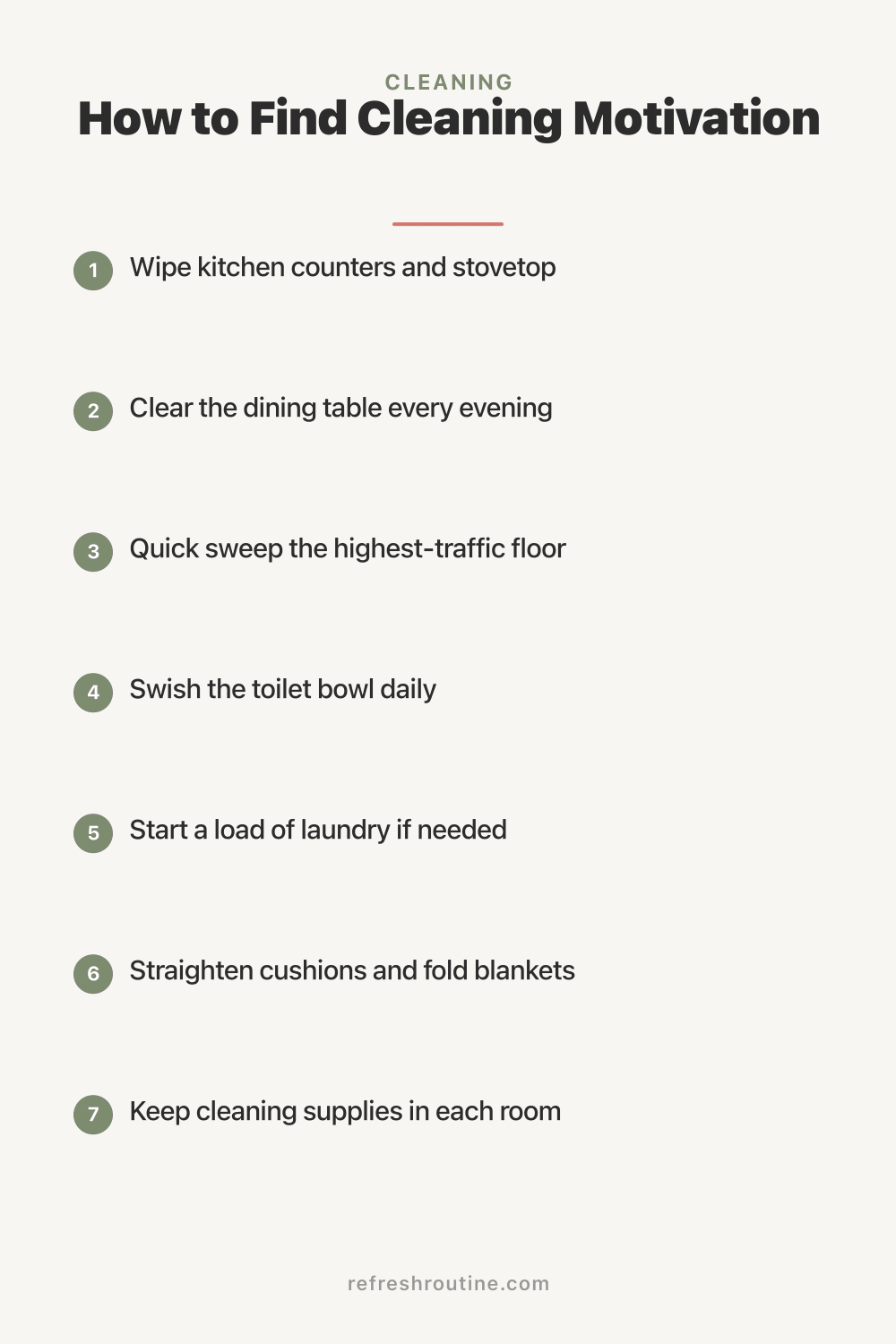 How to Find Cleaning Motivation