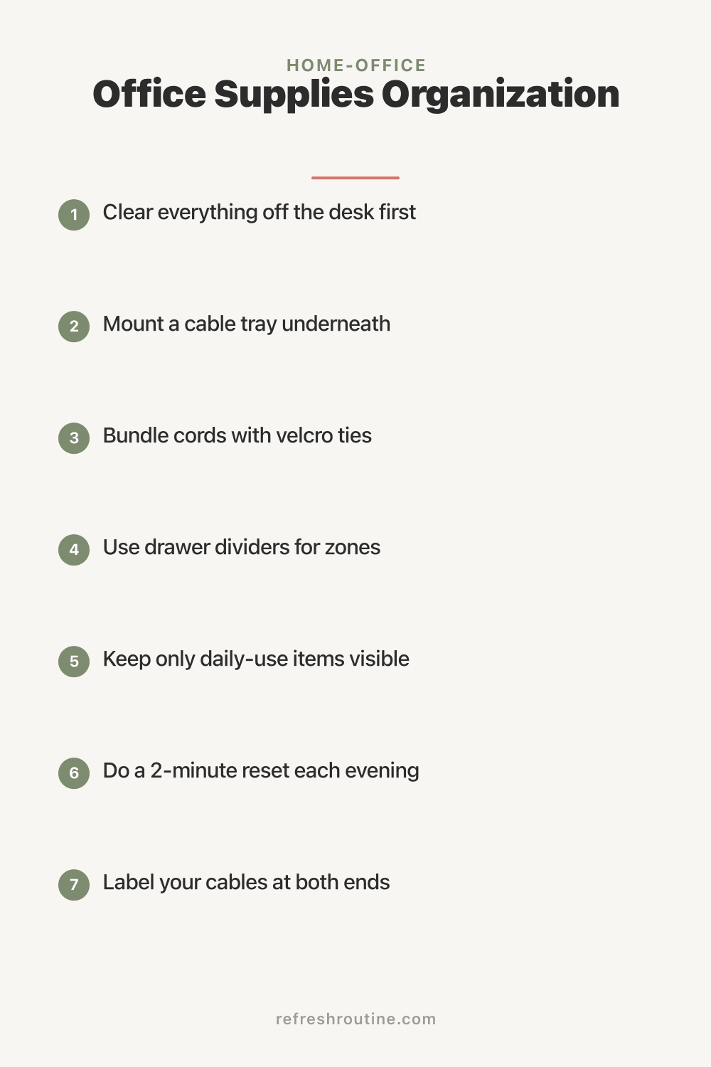 Office Supplies Organization