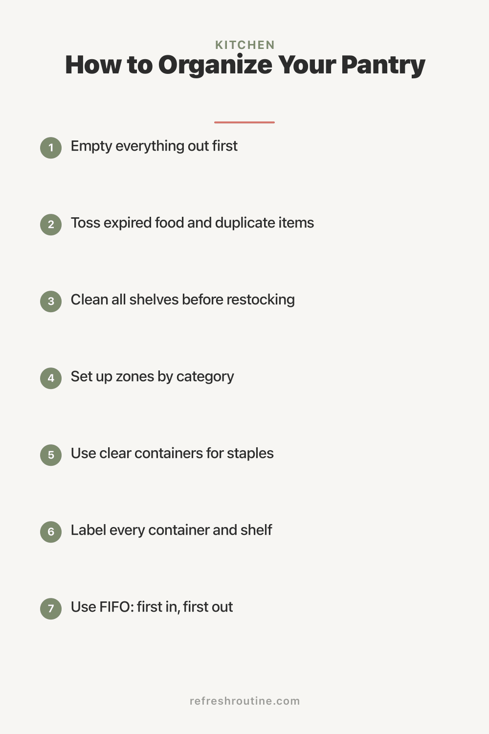 How to Organize Your Pantry