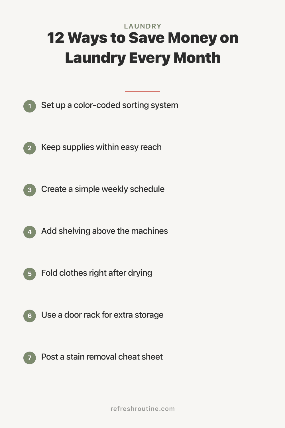 12 Ways to Save Money on Laundry Every Month