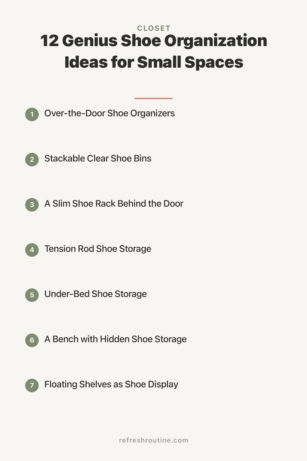 12 Genius Shoe Organization Ideas for Small Spaces