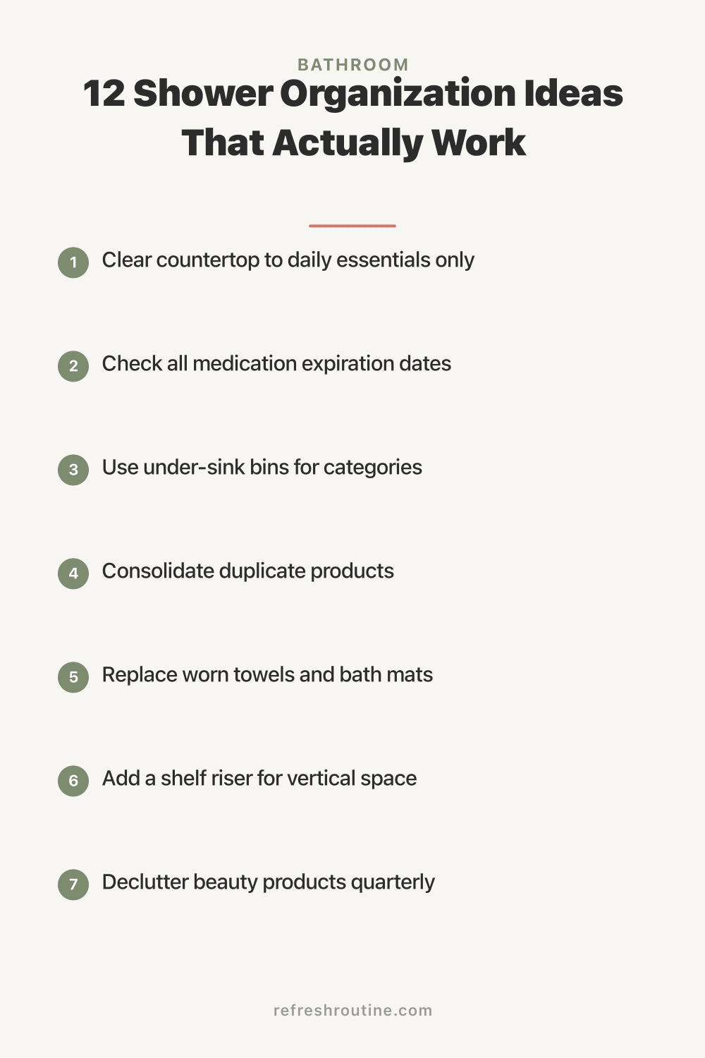 12 Shower Organization Ideas That Actually Work