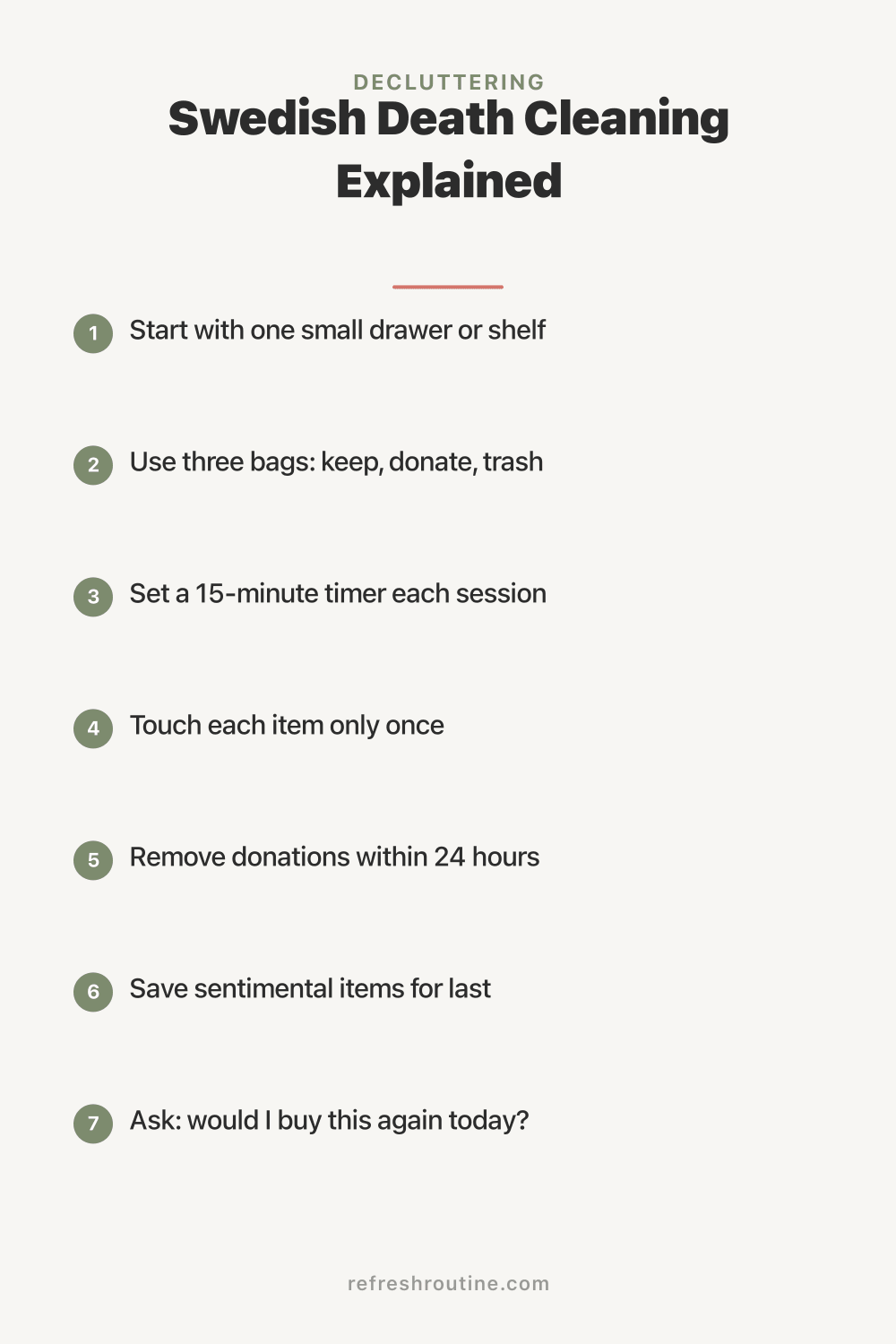 Swedish Death Cleaning Explained