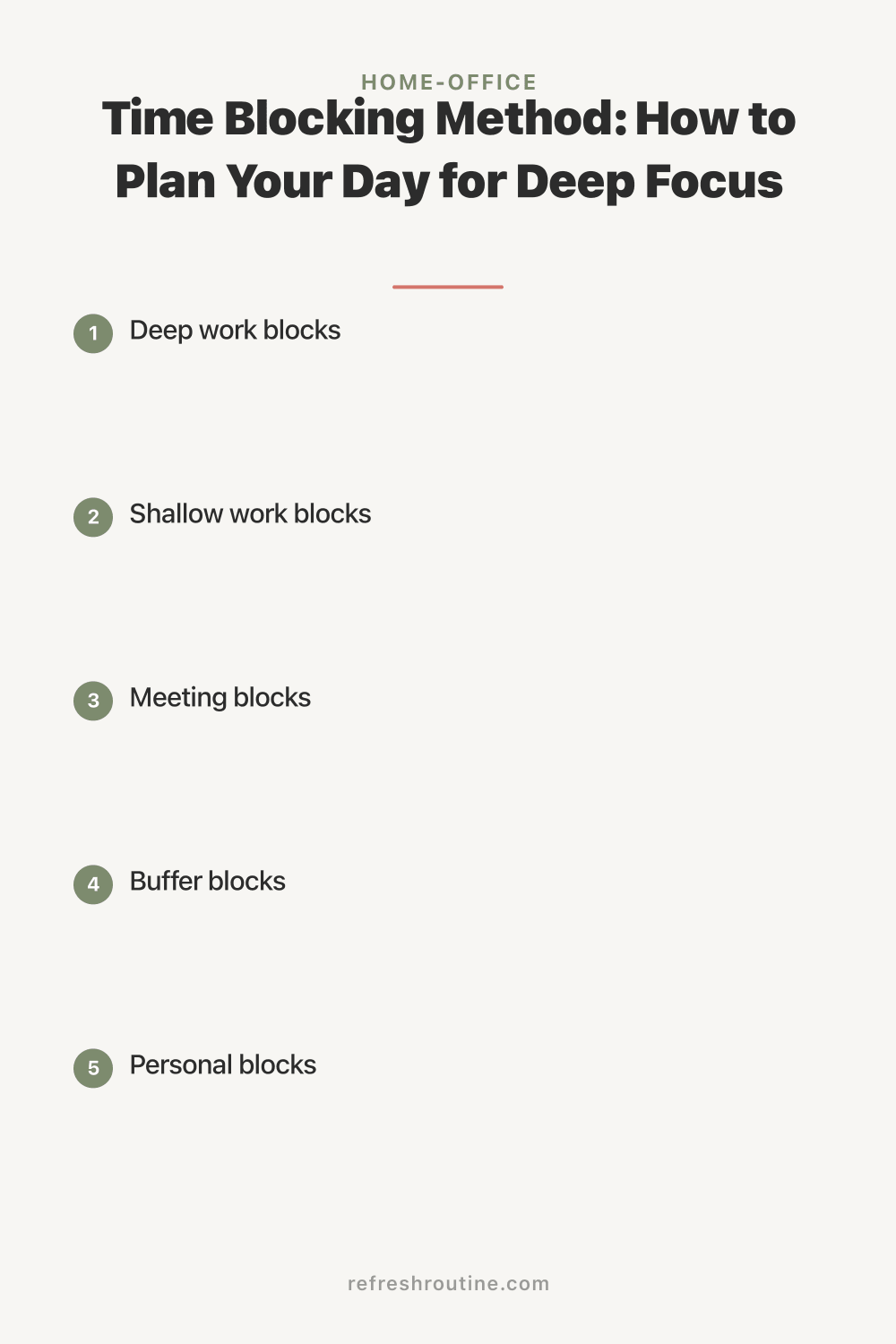 Time Blocking Method: How to Plan Your Day for Deep Focus