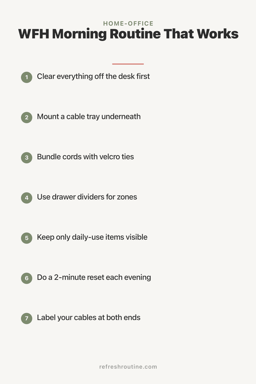 WFH Morning Routine That Works